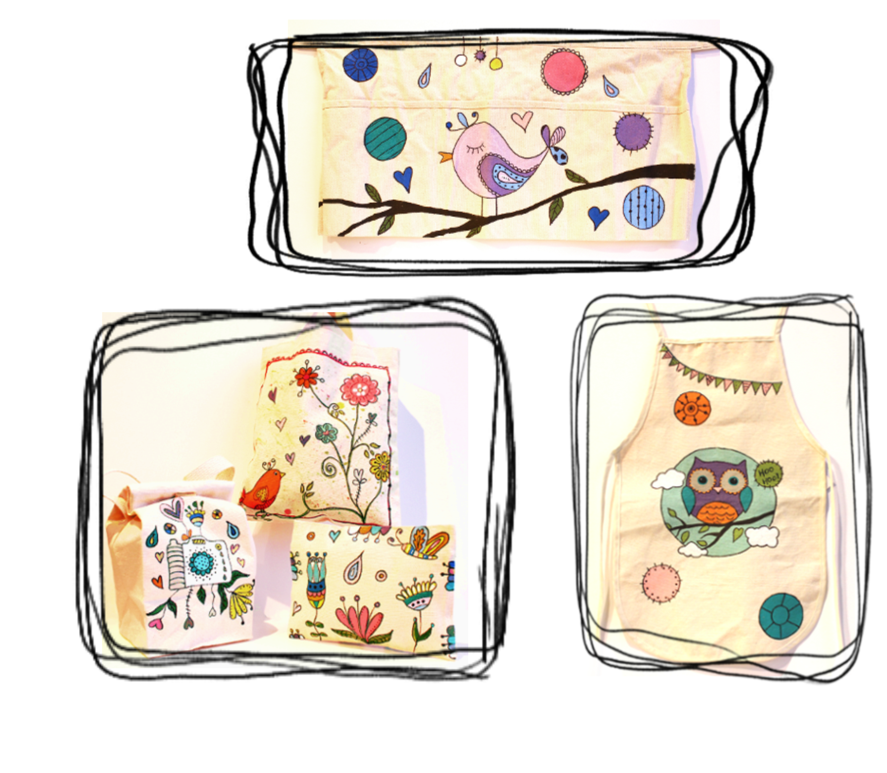 Contrat Scolaire - Peinture sur Tissus